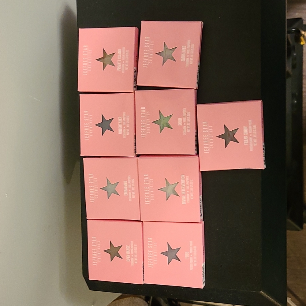 Jeffree star single shadow lot